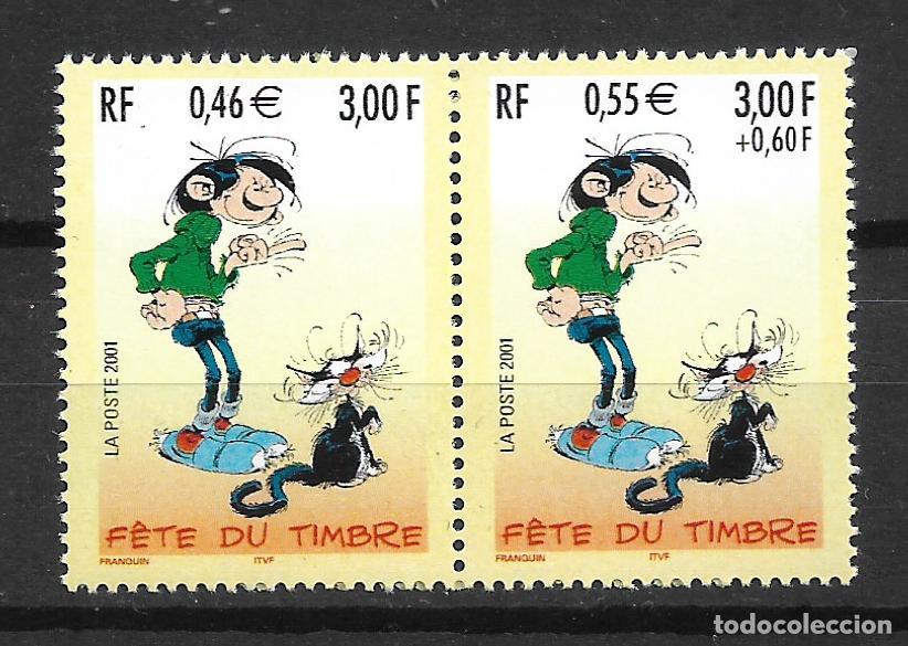 Sellos: francia a&ntilde;o 2001 serie completa ** mnh - 34/27