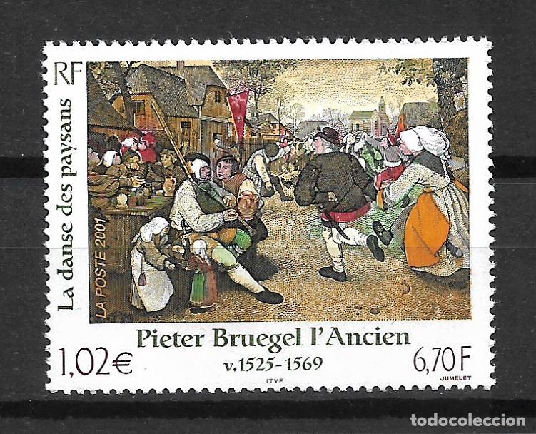 Sellos: francia a&ntilde;o 2001 serie completa ** mnh - 34/27