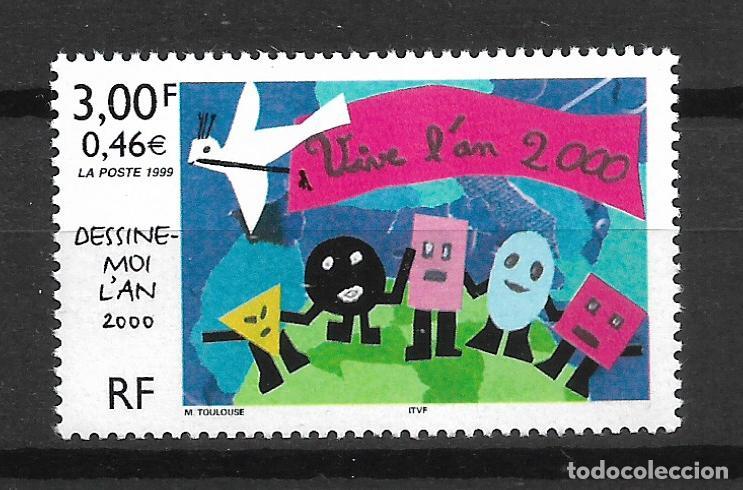 Sellos: francia a&ntilde;o 2001 serie completa ** mnh - 34/27