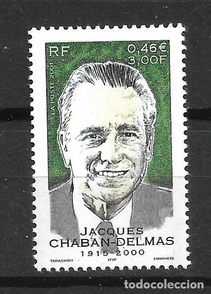 Sellos: francia a&ntilde;o 2001 serie completa ** mnh - 34/27
