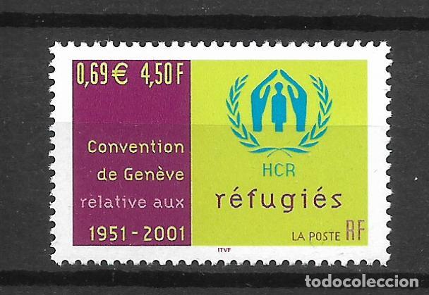 Sellos: francia a&ntilde;o 2001 serie completa ** mnh - 34/27