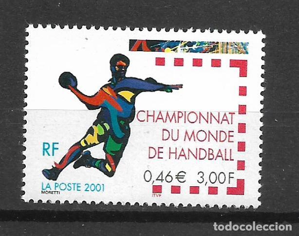 Sellos: francia a&ntilde;o 2001 serie completa ** mnh - 34/27