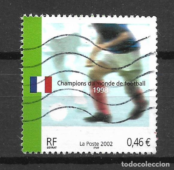 Sellos: francia a&ntilde;o 2002 serie completa usado - 22/48