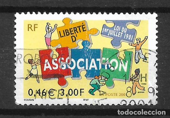 Sellos: francia a&ntilde;o 2001 sello usado - 4/50
