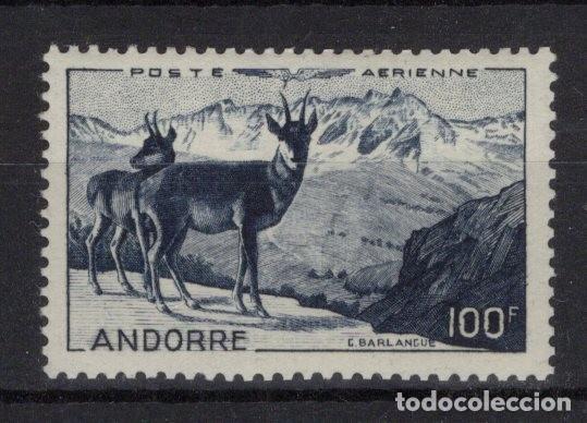 Sellos: Sellos ANDORRA FRANCESA AEREOS 1960 YVERT 1** en NUEVO v.c. 110 &euro;