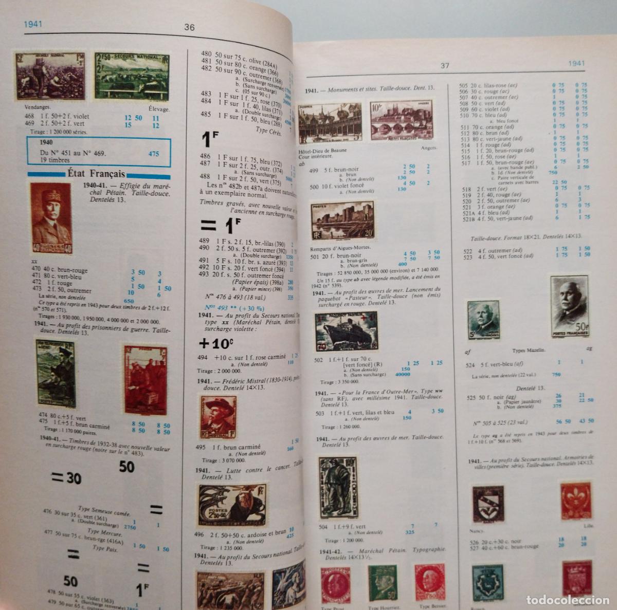 Sellos: catalogo de sellos de francia - Foto 4