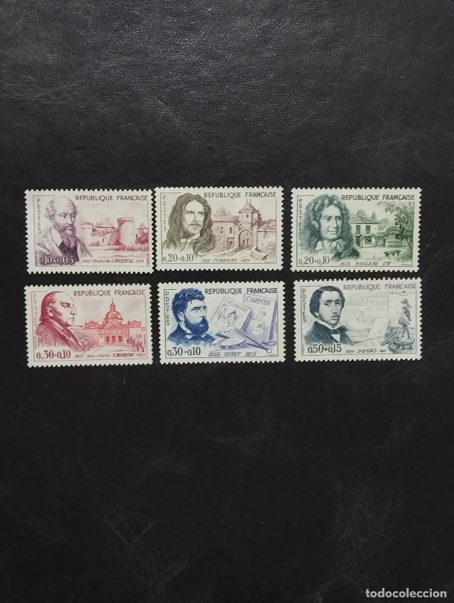 Sellos: 9.09/ Francia.1960. Serie completa en nuevo