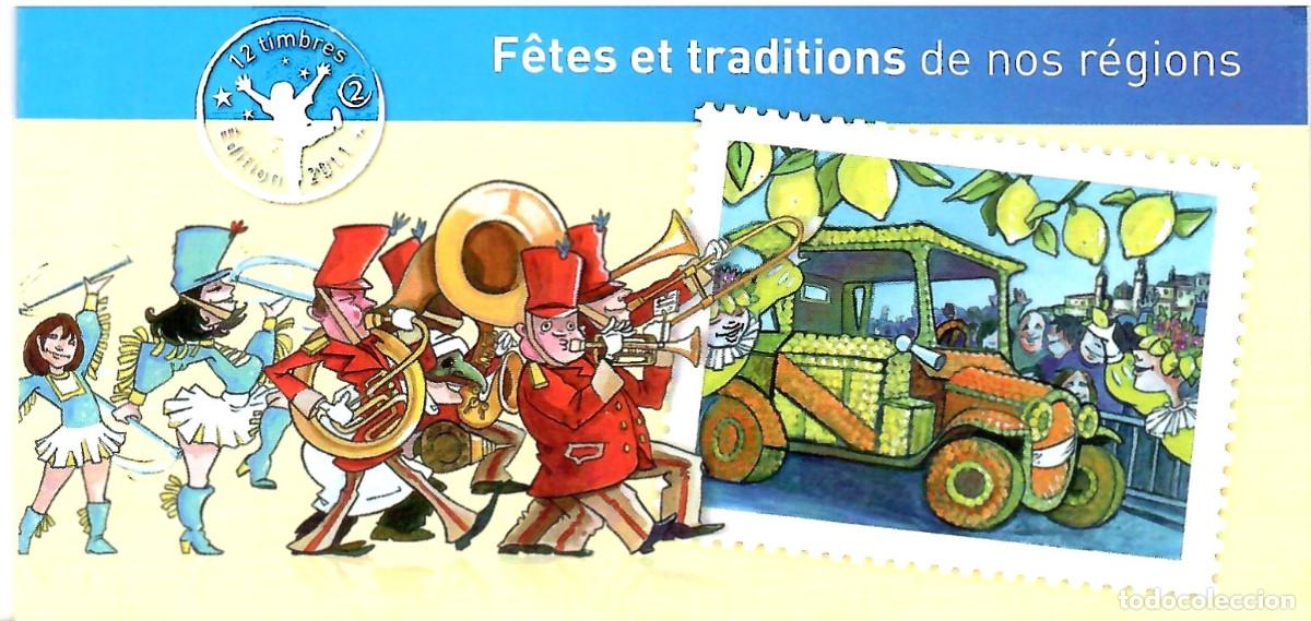 Briefmarken: CARNET FRANCIA 2011 FIESTAS Y TRADICIONES N&ordm; 2