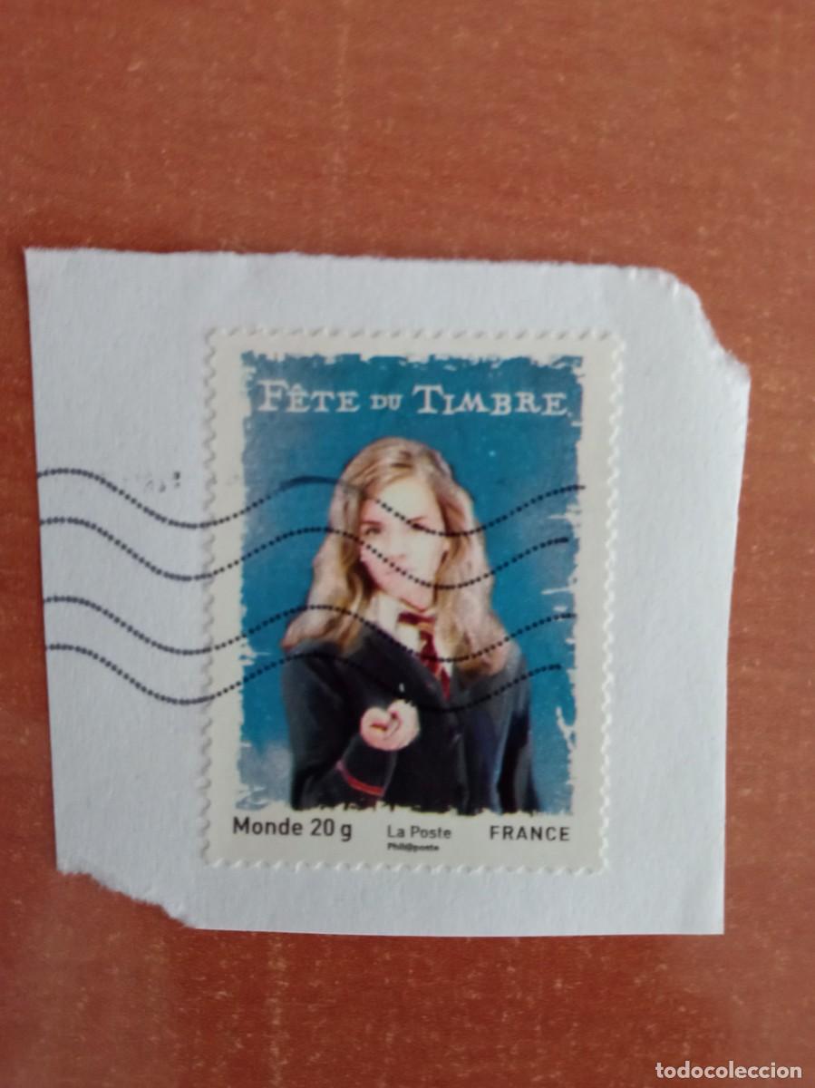 Sellos: SELLO FRANCES HERMIONE DE HARRY POTTER, PEGADO Y MATASELLADO