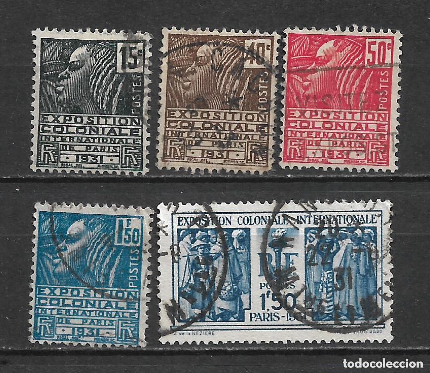 Sellos: francia 1931 scott 258-262 usado - 2-17