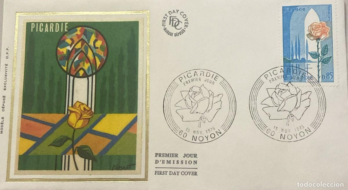 Sellos: TS) 1975 FRANCE, FDC,REGIONS OF FRANCE,VF.