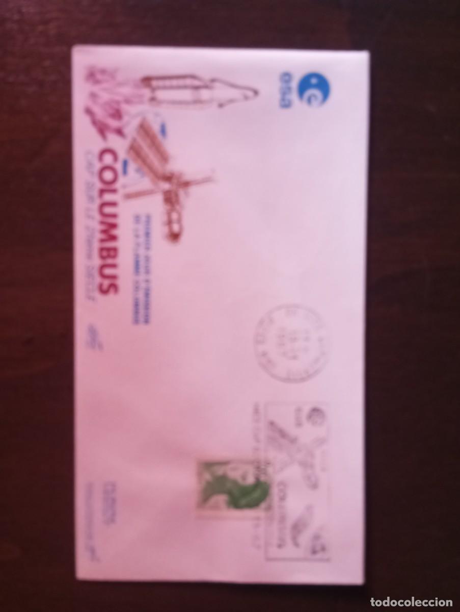 Sellos: FRANCIA, 1987, SPD COLUMBUS, SAT&Eacute;LITE