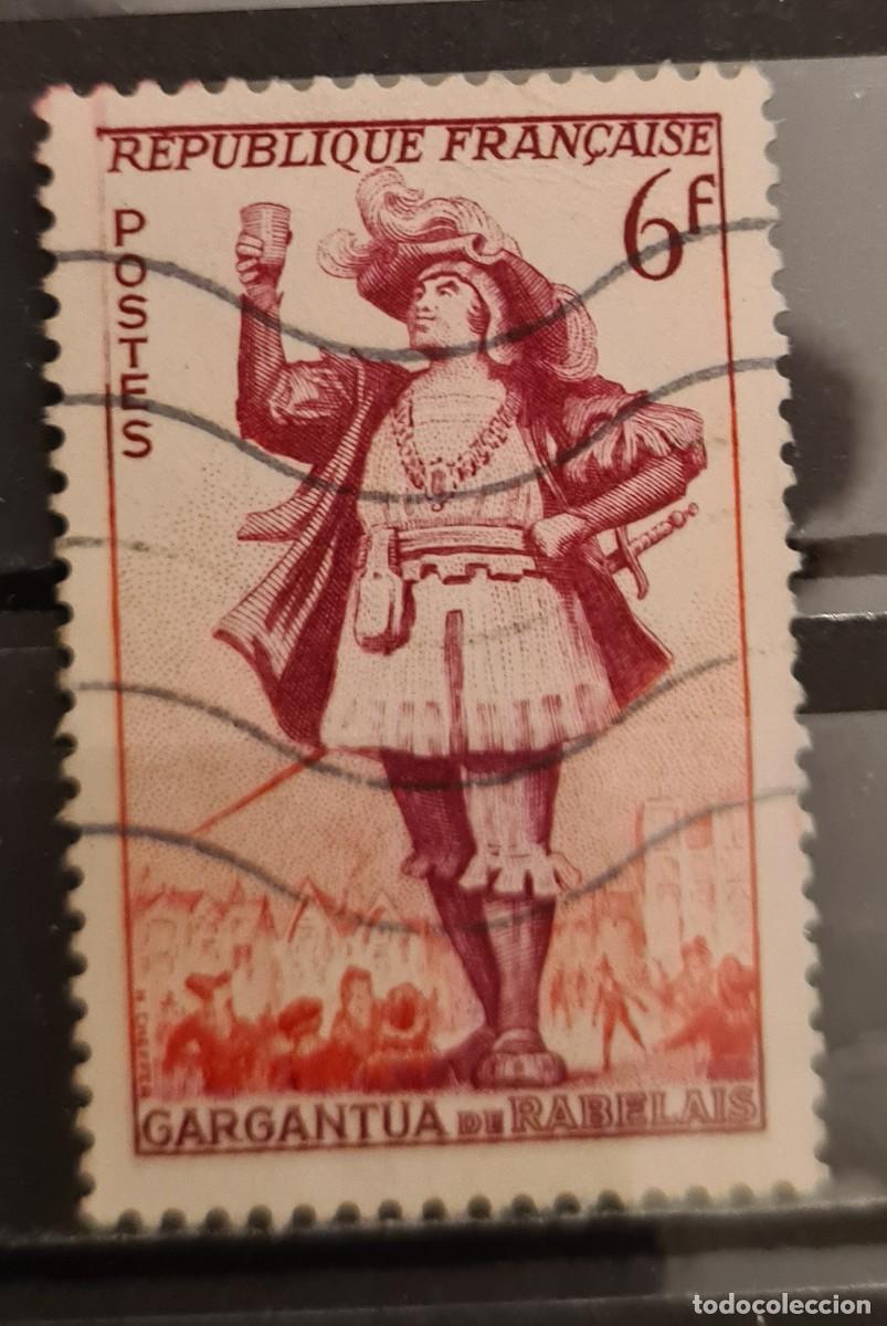 Sellos: Sello usado de Francia 1953: teatro franc&eacute;s