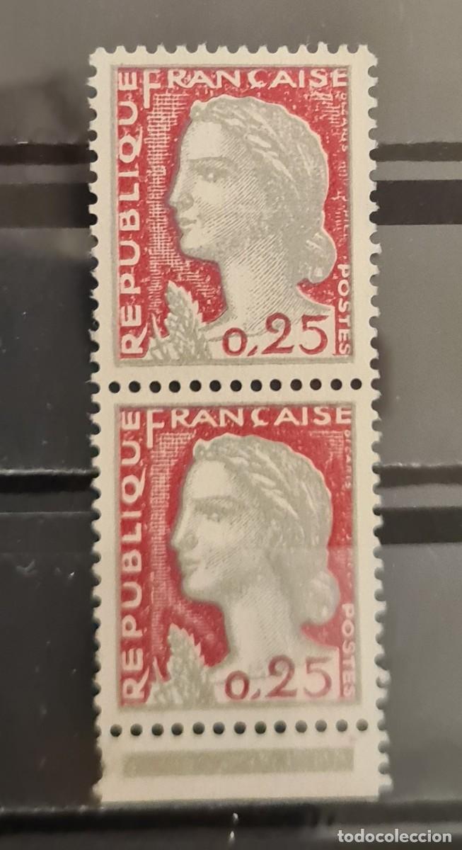 Sellos: Sello usado de Francia 1960: Marianne, de Decaris