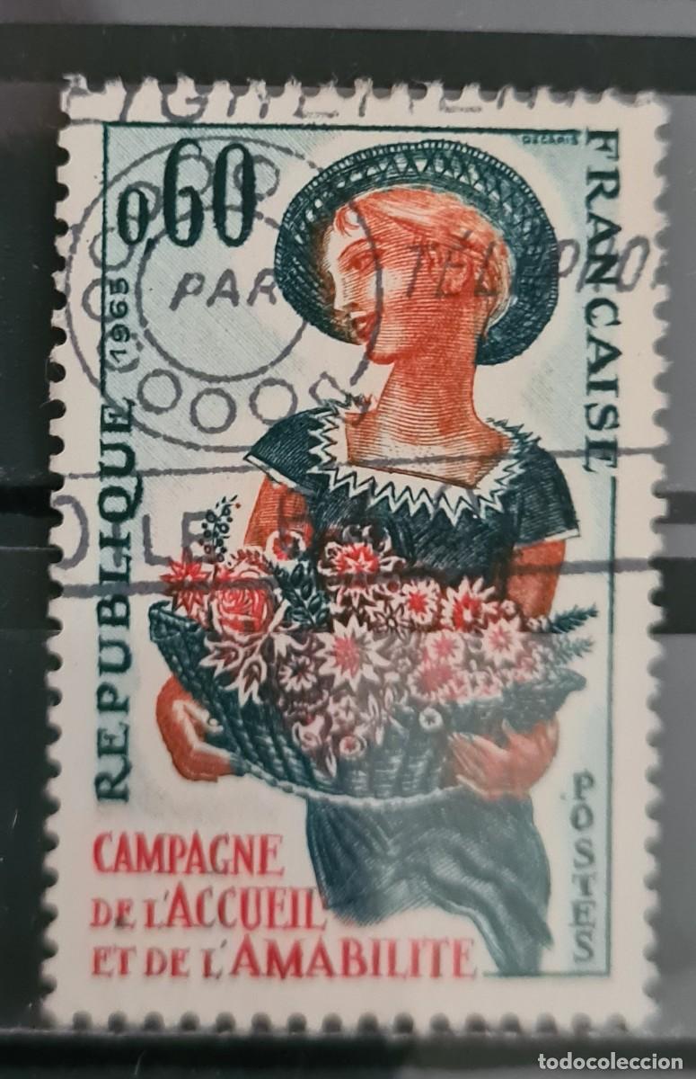 Francobolli: Sello usado de Francia 1965: Campa&ntilde;a de la amabilidad