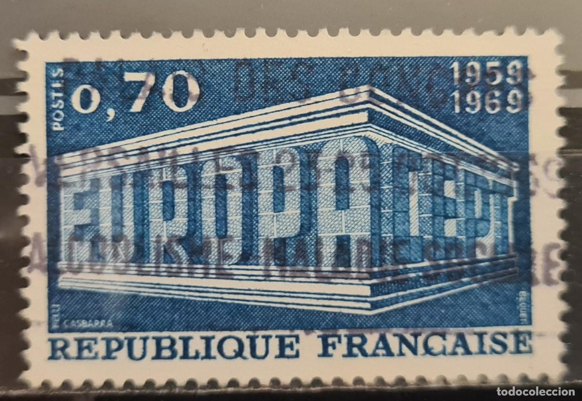 Sellos: Sello usado de Francia 1969: Europa