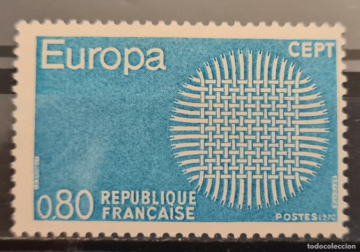 Sellos: Sello usado de Francia 1970: Europa