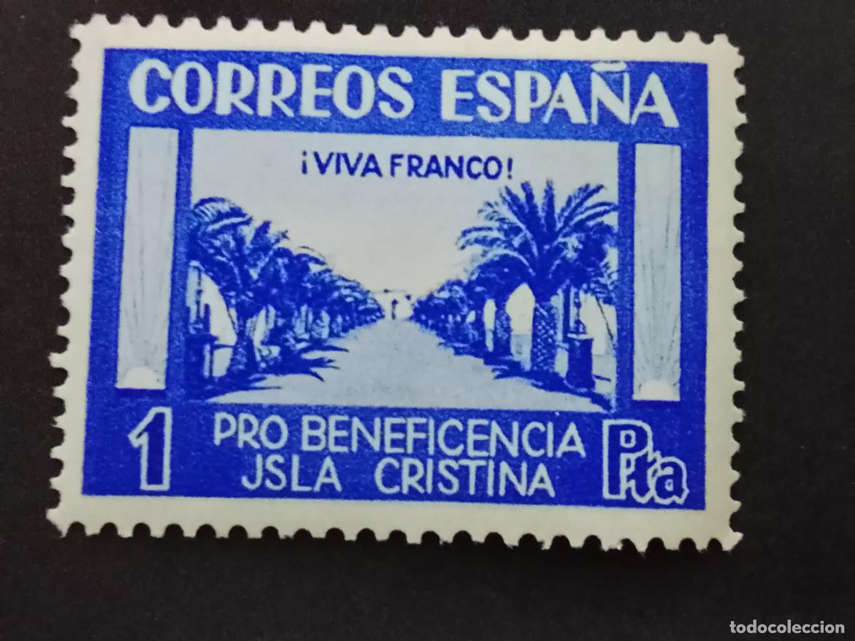 Sellos: Sello Pro beneficencia Isla Cristina 1 peseta