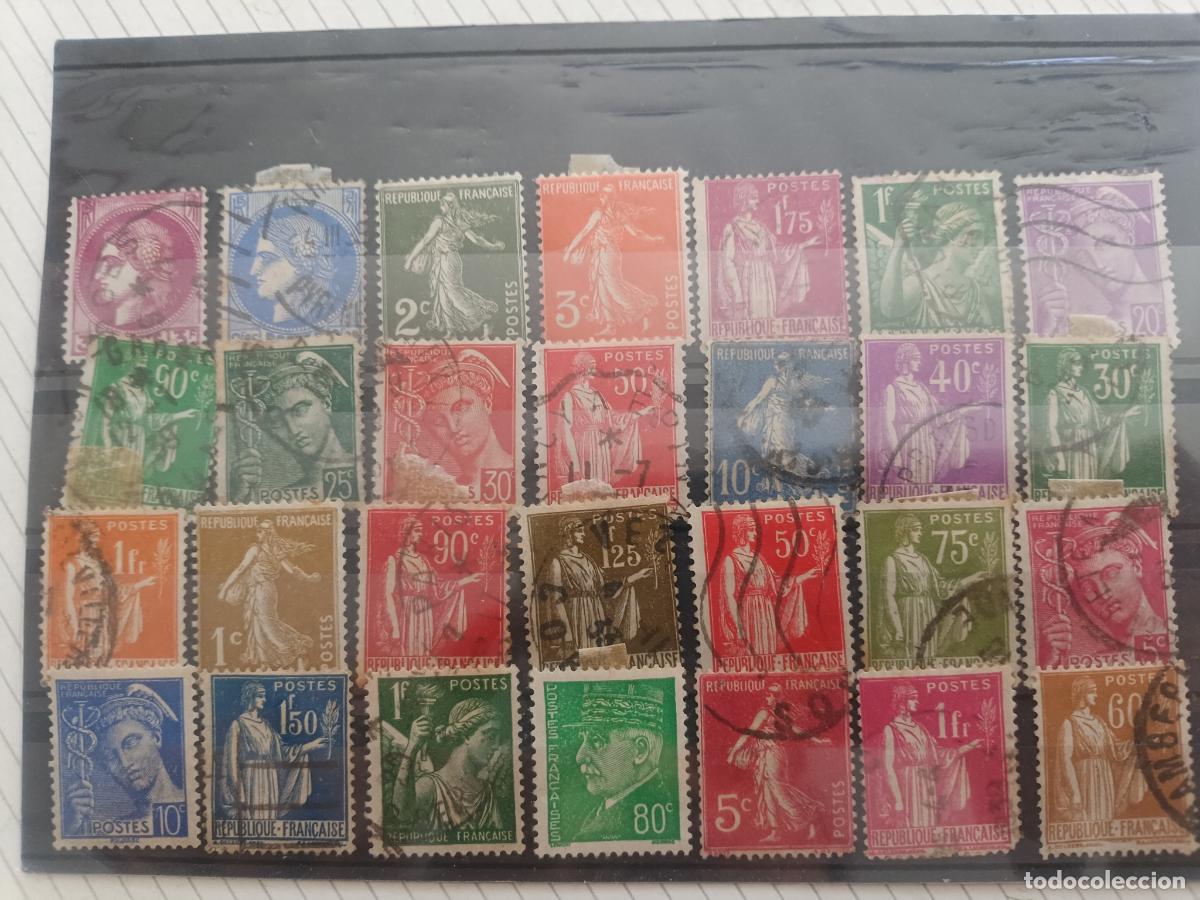 Sellos: Francia. Lote de sellos - Foto 1