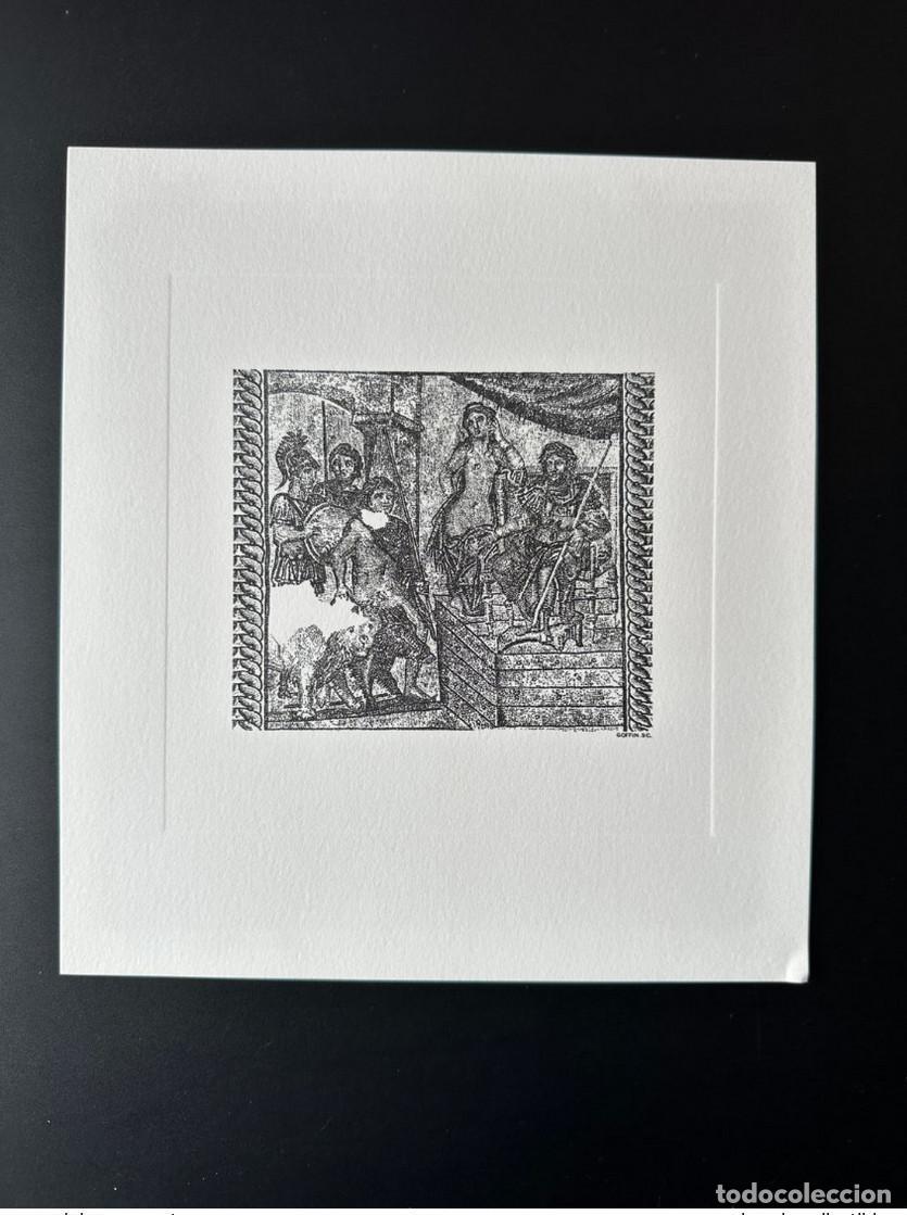 Sellos: Francia 1981 Prueba de grabado Marie-No&euml;lle Goffin N&icirc;mes Beaux-Arts ITVF 21 x 19