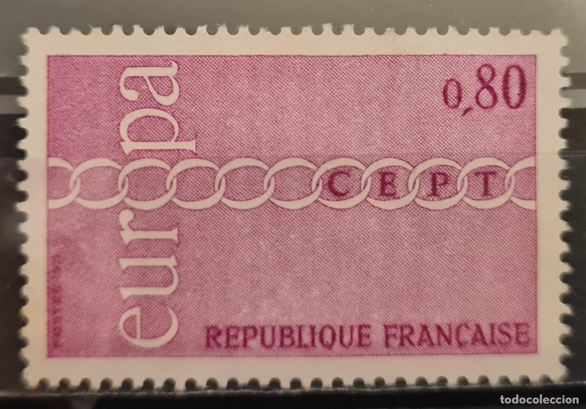 Sellos: Sello usado de Francia 1971: Europa