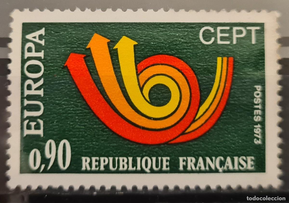 Sellos: Sello usado de Francia 1973: Europa