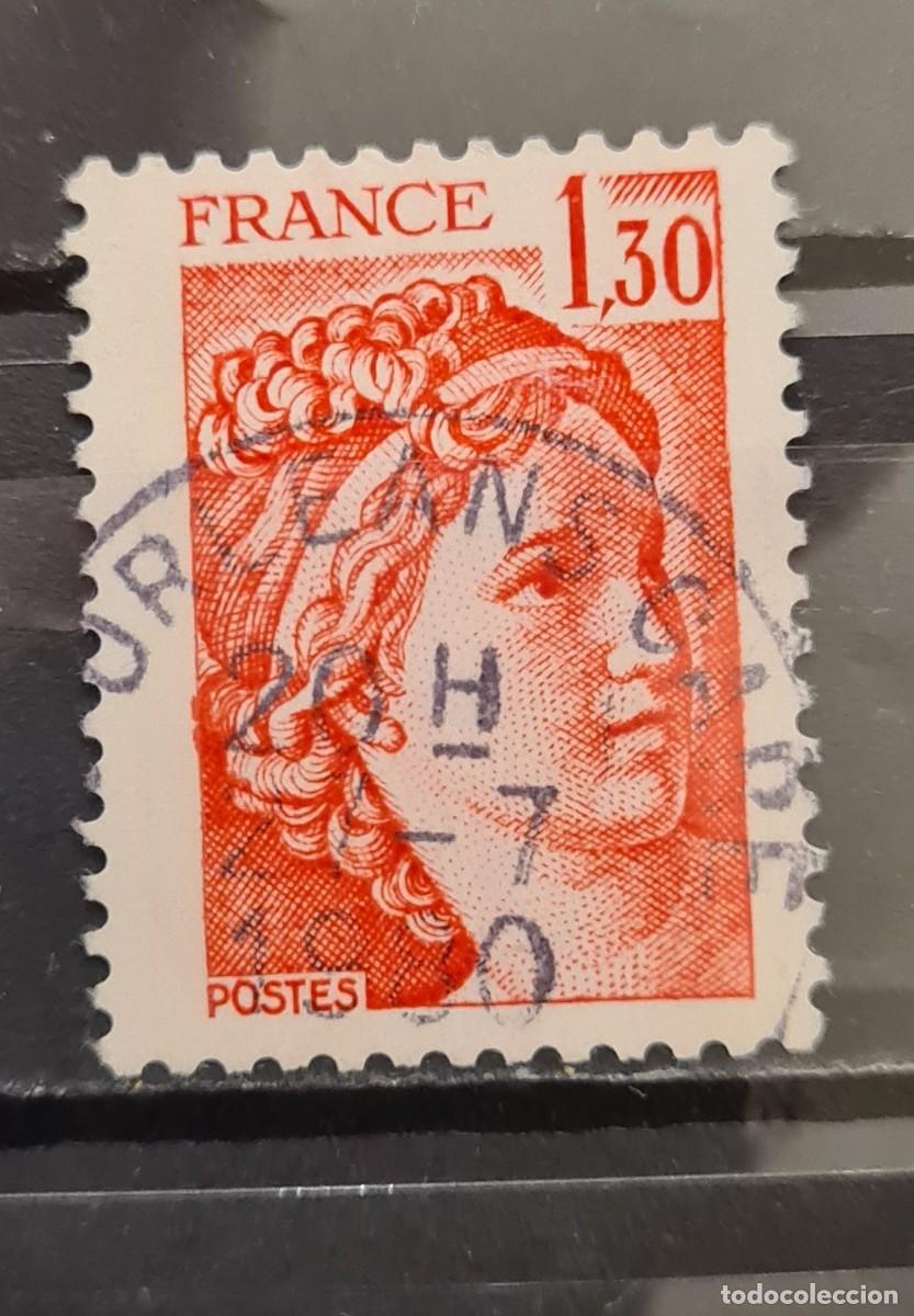 Sellos: Sello usado de Francia 1979: Sabina, tipo de 1977-78