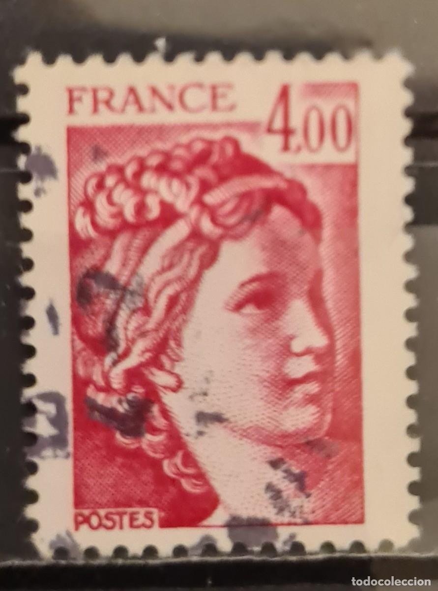 Sellos: Sello usado de Francia 1981: Sabina, tipo de 1977-78