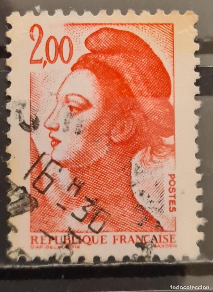 Sellos: Sello usado de Francia 1983: Libertad