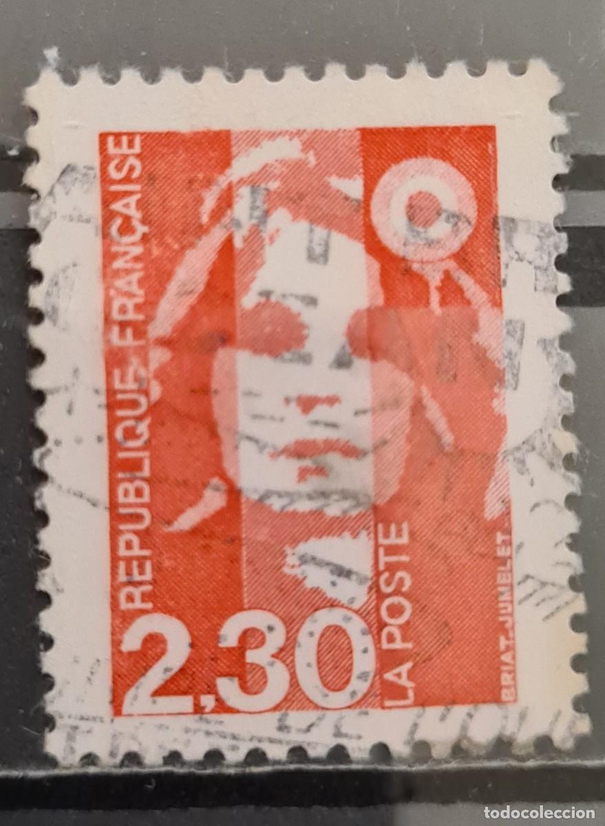 Sellos: Sello usado de Francia 1989: Marianne del bicentenario