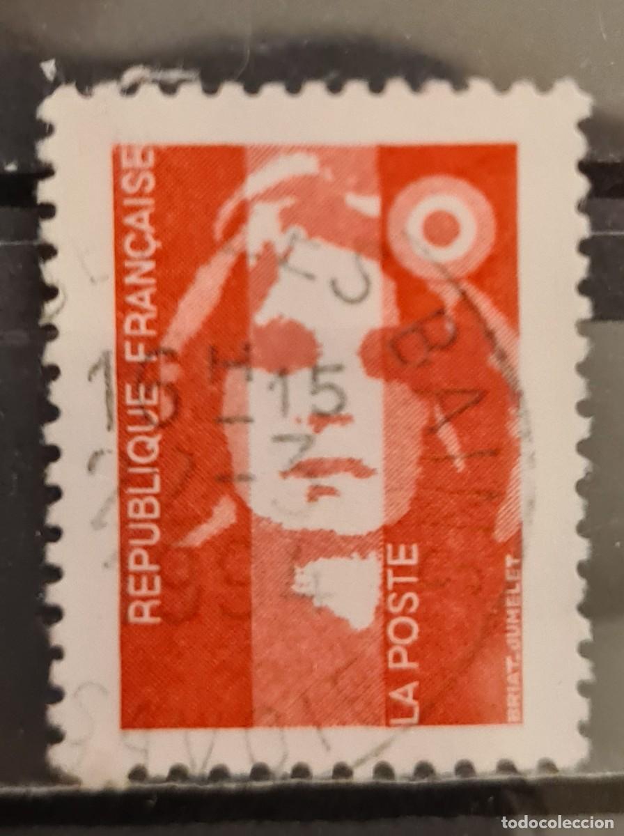 Sellos: Sello usado de Francia 1993: Marianne del bicentenario, sin valor indicado