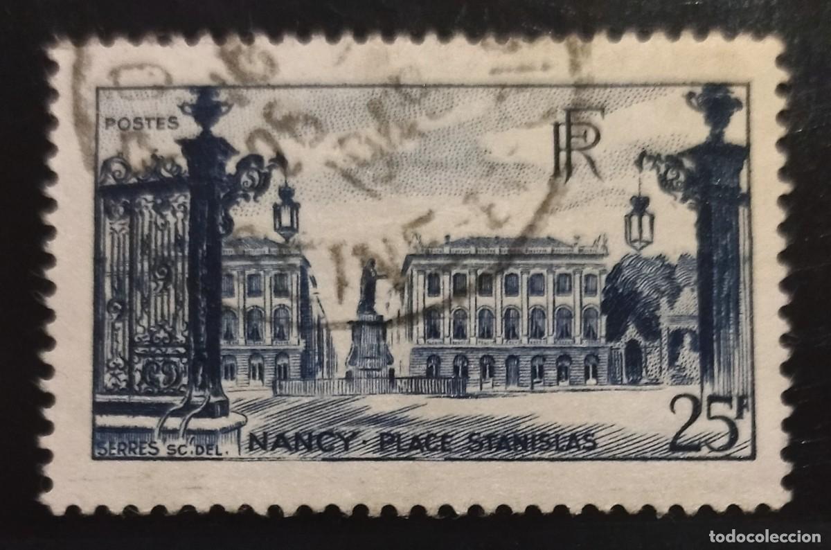 Sellos: FRANCIA 1946 -1948 Turismo. Ivert: 822. USADO.