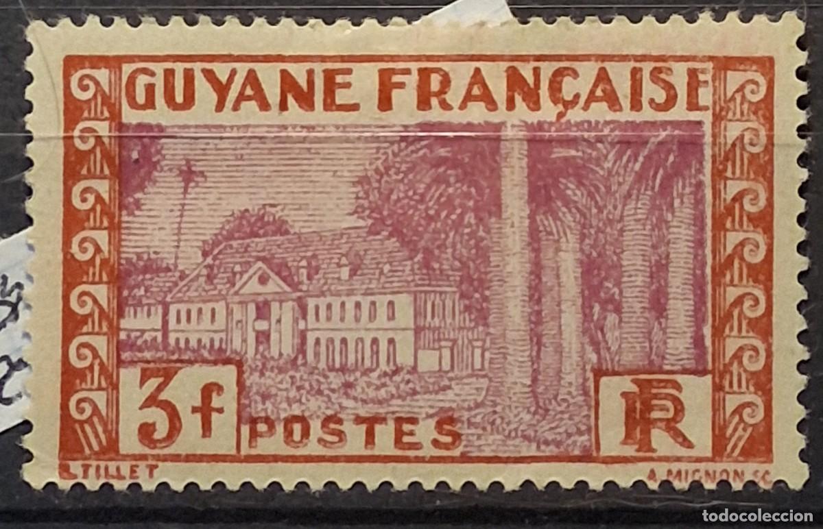 Sellos: FRANCIA, GUAYANA FRANCESA,1929, CAT.YT.129.