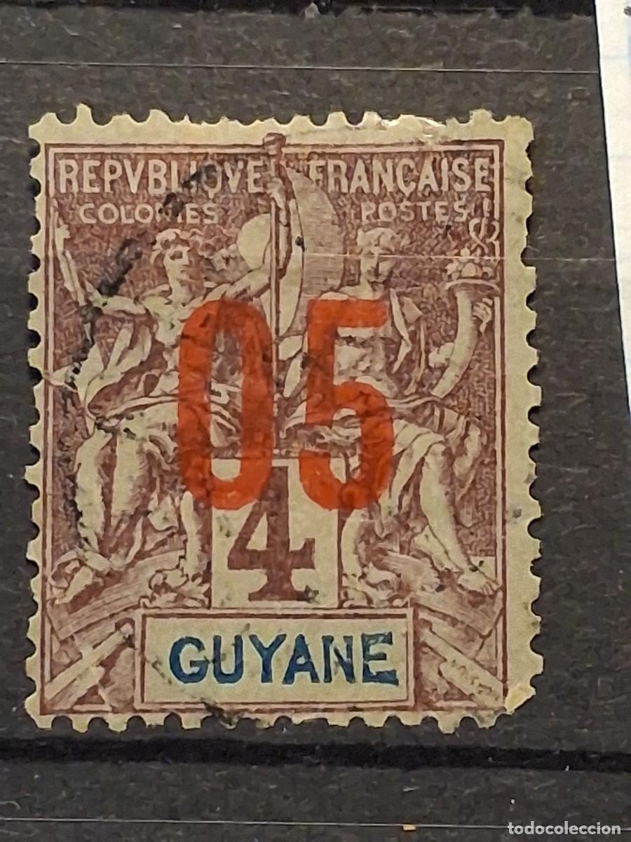 Sellos: FRANCIA, GUAYANA FRANCESA,1912, CAT.YT.67.