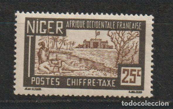 Selos: Colonia Francesa. MAURITANEA Yvert et Tellier .Timbres y Taxes A&ntilde;o 1947 (15)