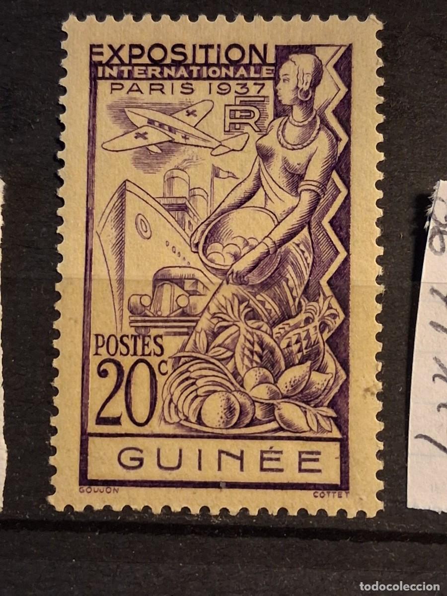 Sellos: FRANCIA, GUINEA ,1937, CAT.YT. 119.