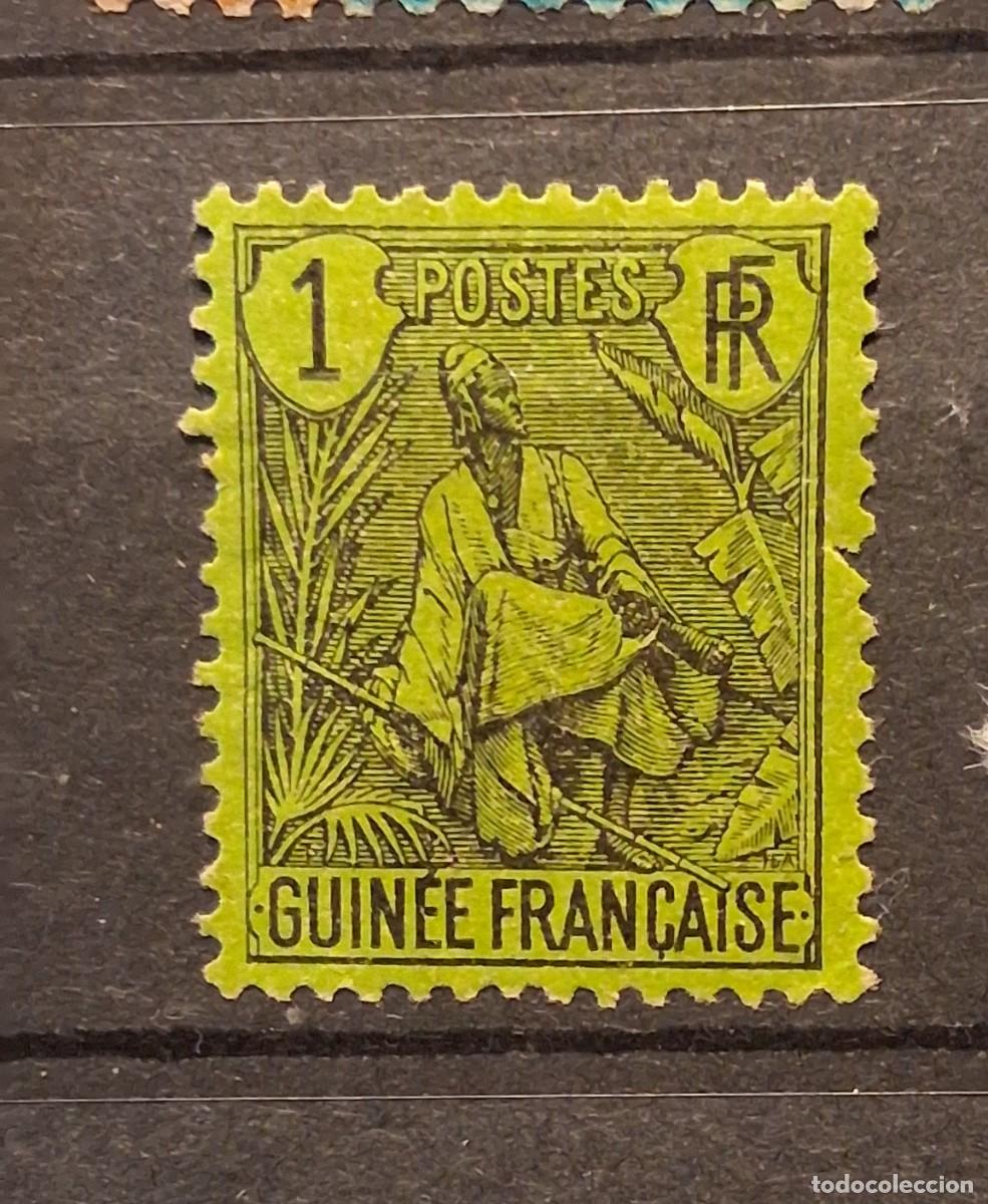 Sellos: FRANCIA, GUINEA ,1904, CAT.YT. 18.