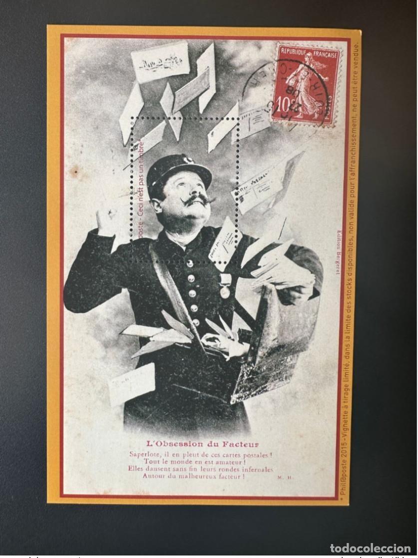 Sellos: Francia 2015 - Vignette Philaposte La obsesi&oacute;n del factor Sower Roty Postman