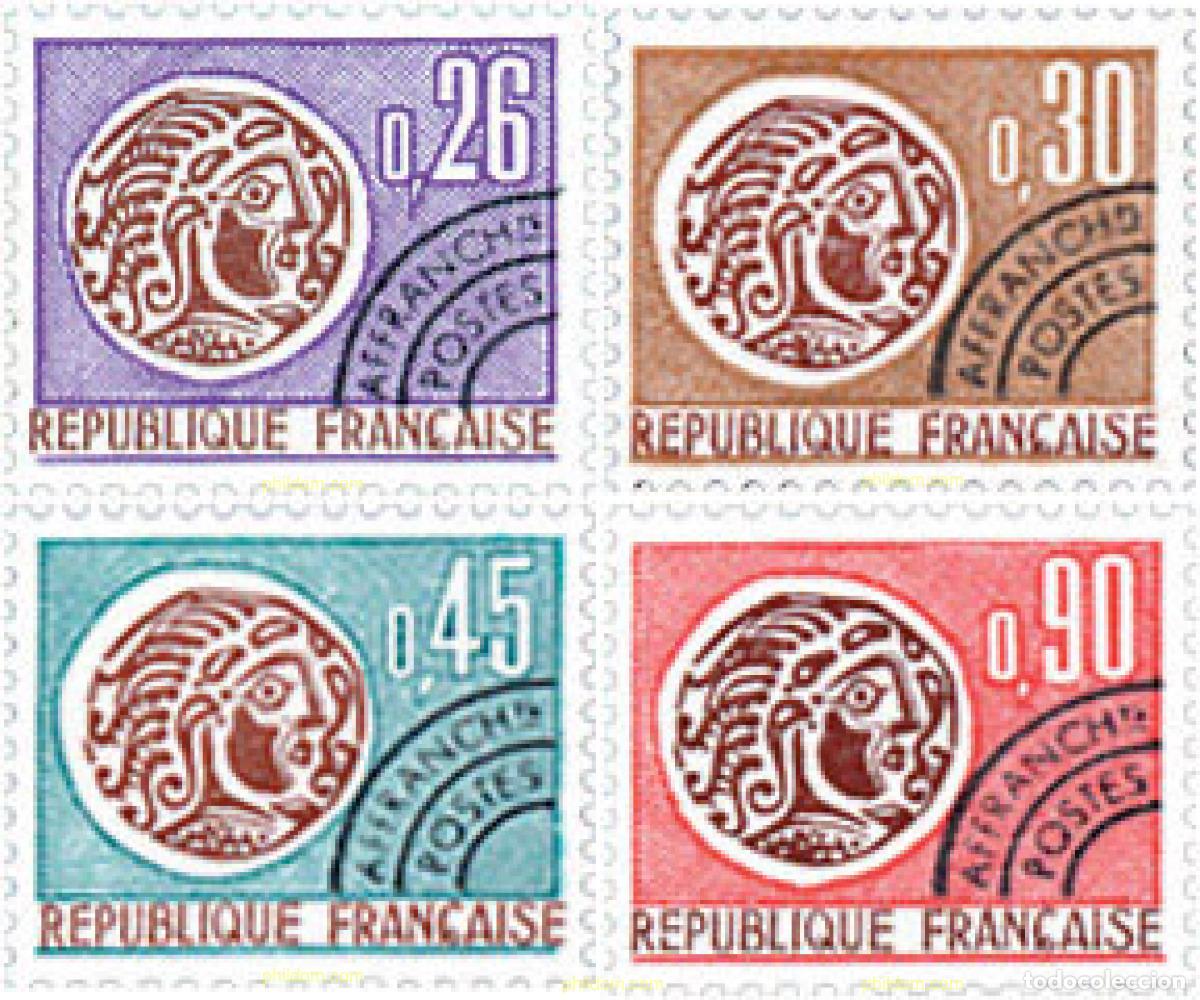 Sellos: 122446 MNH FRANCIA 1971 MONEDAS