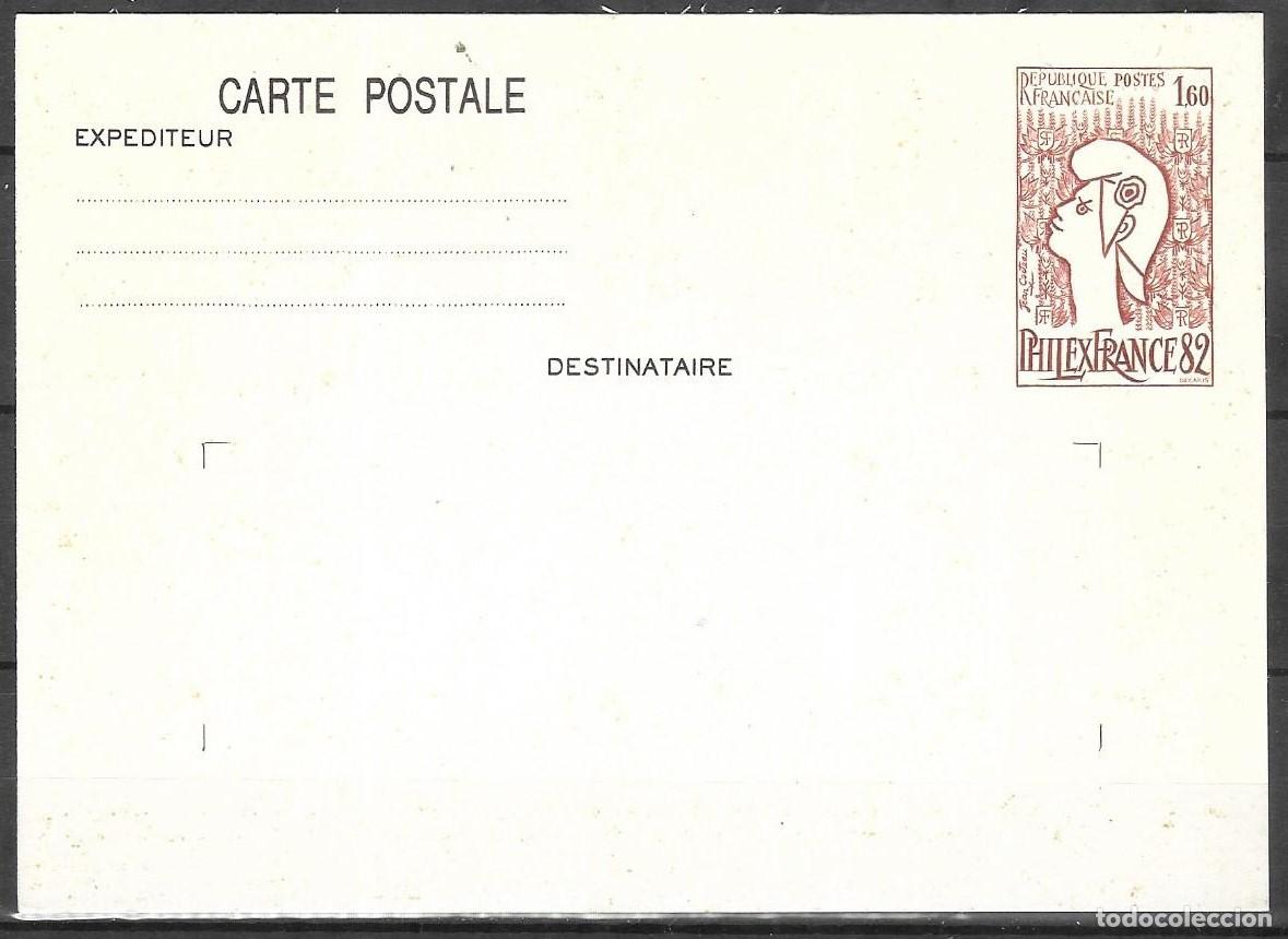 Sellos: ENTERO POSTAL DE FRANCIA, PHILEXFRANCE 82