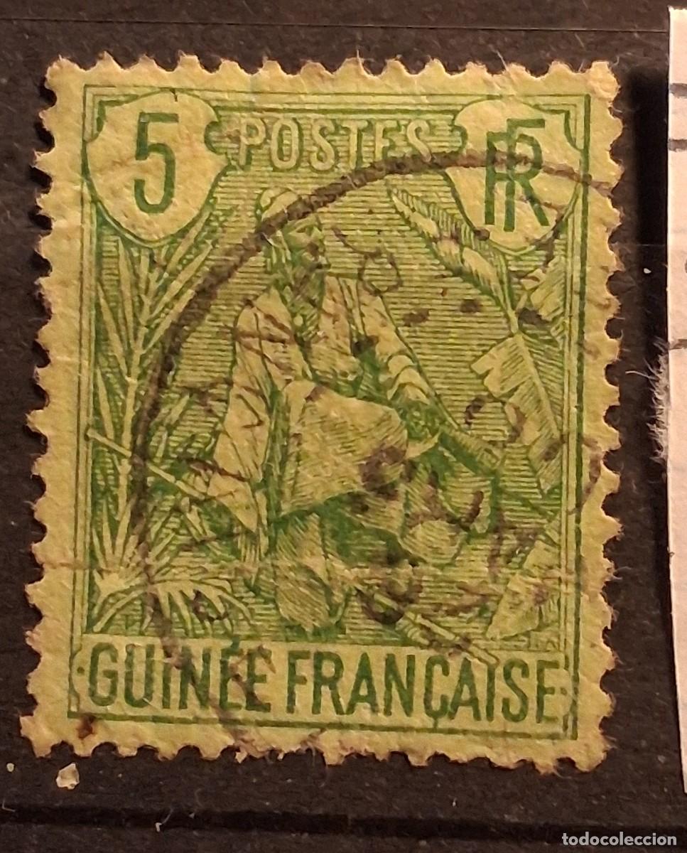 Sellos: FRANCIA, GUINEA FRANCESA, 1904, CAT.YT.21.