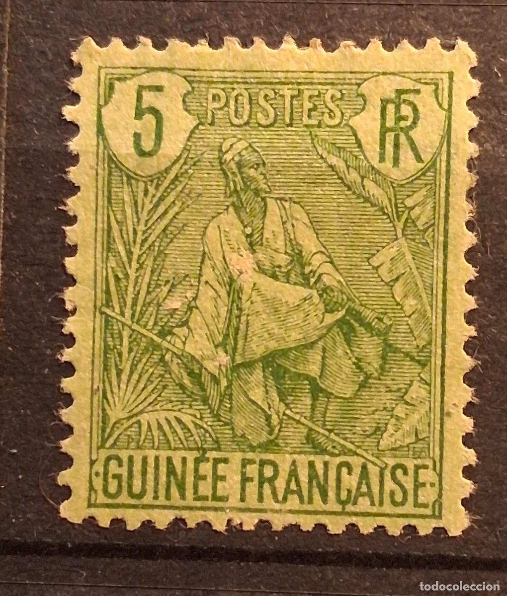 Sellos: FRANCIA, GUINEA FRANCESA, 1904, CAT.YT.21.