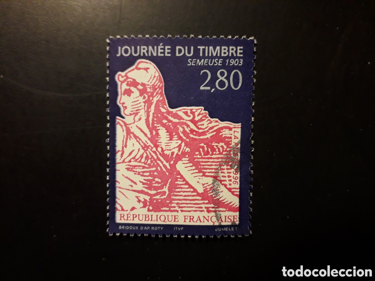 Sellos: FRANCIA YVERT 2991 SERIE COMPLETA USADA 1996 D&Iacute;A DEL SELLO PEDIDO M&Iacute;NIMO 3&euro;