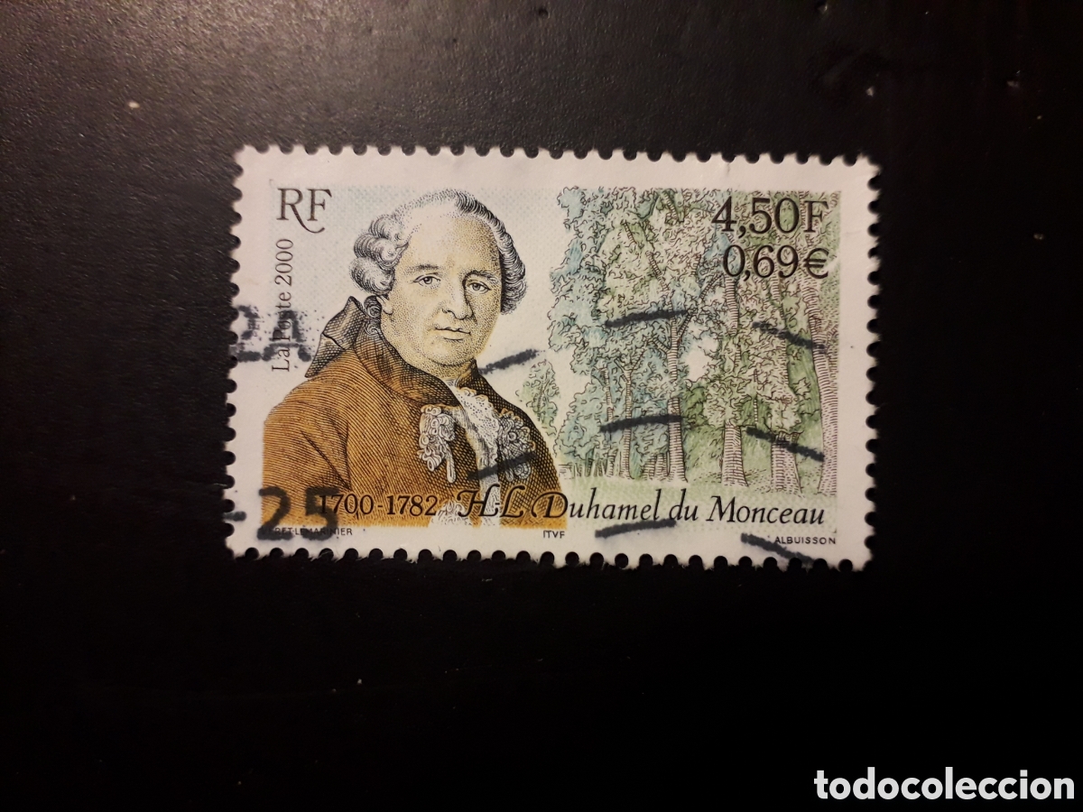 Sellos: FRANCIA YVERT 3328 SERIE COMPLETA USADA 2000 H L DUHAMEL DU MONCEAU PEDIDO M&Iacute;NIMO 3&euro;