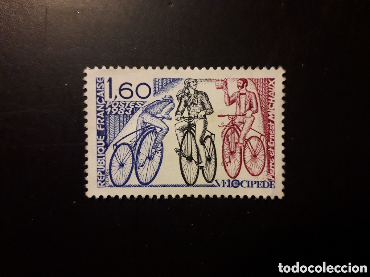 Sellos: FRANCIA YVERT 2290 SERIE COMPLETA USADA 1983 BICICLETAS PEDIDO M&Iacute;NIMO 3&euro;
