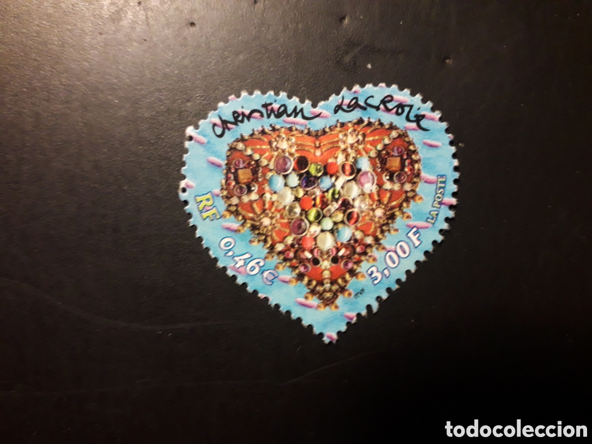 Sellos: FRANCIA YVERT 3368 SERIE COMPLETA USADA 2001 CORAZ&Oacute;N, MODA CHRISTIAN LACROIX PEDIDO M&Iacute;NIMO 3&euro;