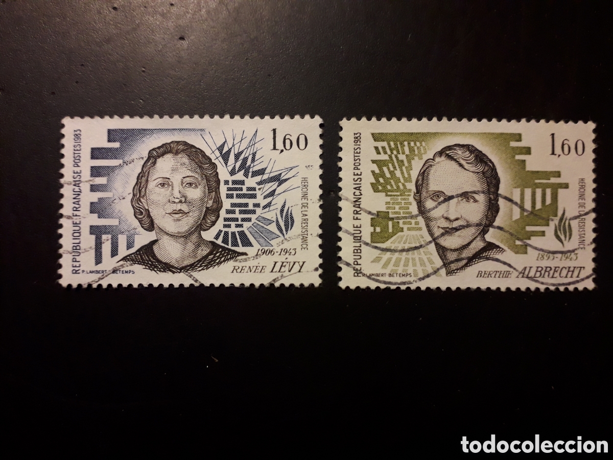 Sellos: FRANCIA YVERT 2293/4 SERIE COMPLETA USADA 1983 RESISTENCIA 2A GUERRA MUNDIAL PEDIDO M&Iacute;NIMO 3&euro;