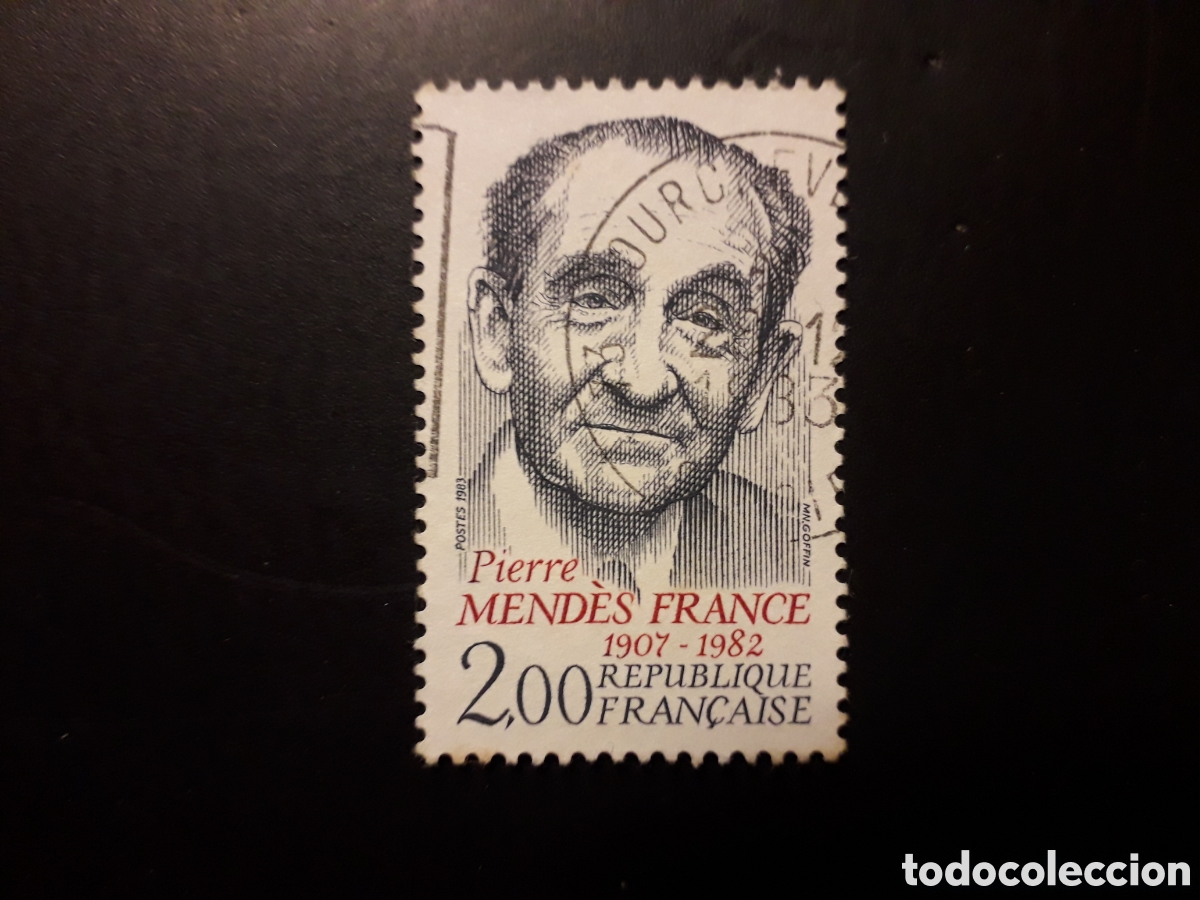 Sellos: FRANCIA YVERT 2298 SERIE COMPLETA USADA 1983 PIERRE MENDES, HOMBRE DE ESTADO PEDIDO M&Iacute;NIMO 3&euro;