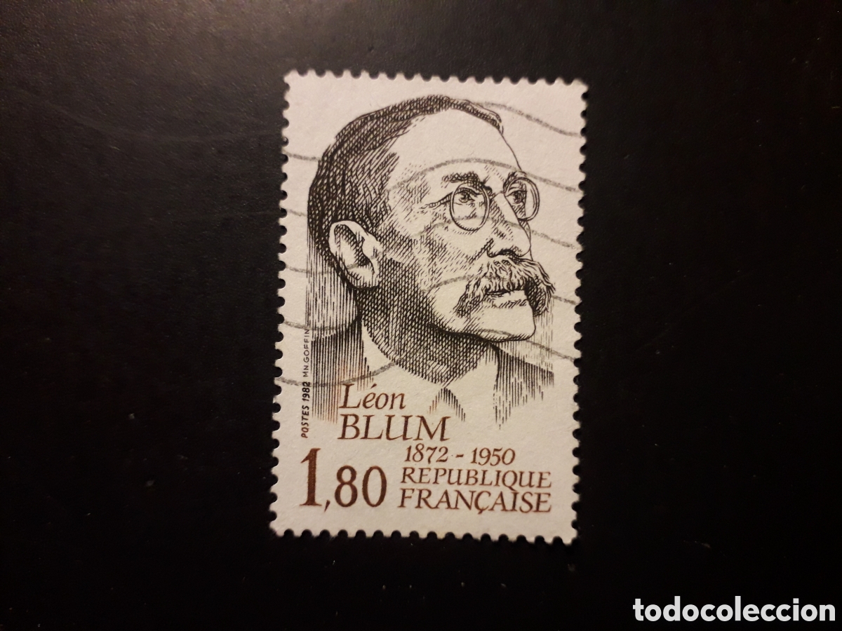 Sellos: FRANCIA YVERT 2251 SERIE COMPLETA USADA 1982 LEON BLUM, POL&Iacute;TICO PEDIDO M&Iacute;NIMO 3&euro;