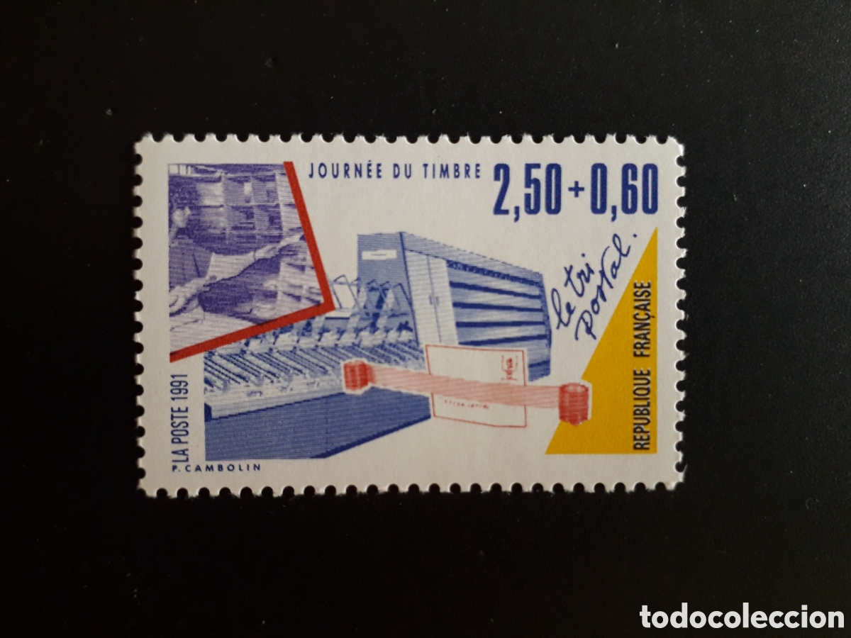 Sellos: FRANCIA YVERT 2688 SERIE COMPLETA NUEVA *** 1991 SERVICIO DE CORREOS D&Iacute;A DEL SELLO PEDIDO M&Iacute;NIMO 3&euro;